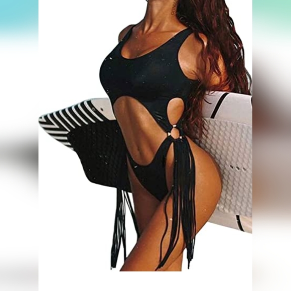 Brand New AllureLove Black Monokini - Picture 4 of 4